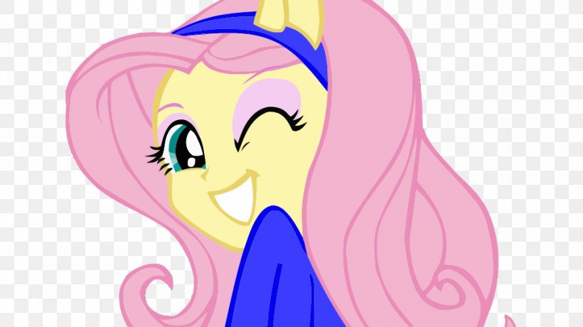 Pony Rarity Fluttershy Wink Animated Cartoon, PNG, 960x539px, Watercolor, Cartoon, Flower, Frame, Heart Download Free