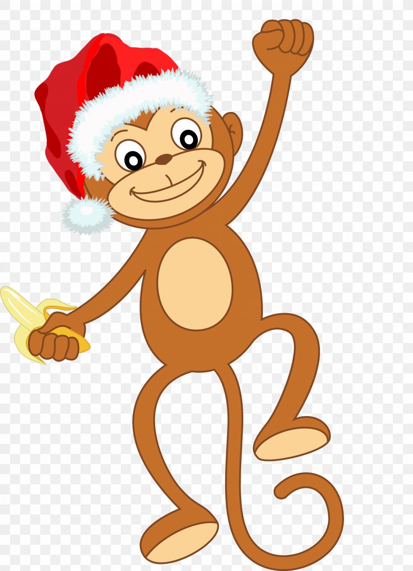 Vector Graphics Monkey Clip Art Image, PNG, 2669x3686px, Monkey, Animal, Animal Figure, Art, Banana Download Free