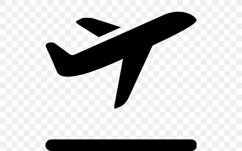 Airplane ICON A5 Clip Art, PNG, 512x512px, Airplane, Air Travel, Aircraft, Black And White, Cargo Aircraft Download Free