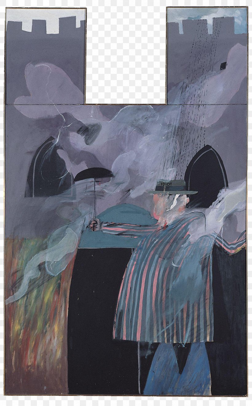 Man Stood In Front Of His House With Rain Descending (The Idiot) Watercolor Painting Modern Art, PNG, 1243x2000px, Watercolor Painting, Art, Artist, Artwork, David Hockney Download Free