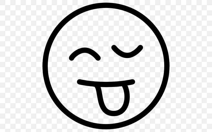 Emoticon Smiley, PNG, 512x512px, Emoticon, Black And White, Desktop Environment, Emoji, Facial Expression Download Free