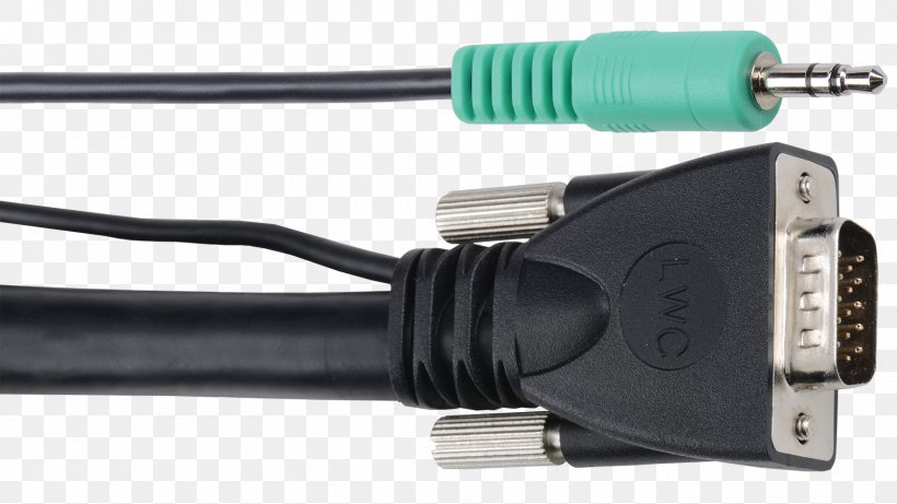 Electrical Connector VGA Connector Electrical Cable Stereophonic Sound Wire, PNG, 1600x900px, Electrical Connector, Audio, Cable, Computer Network, Data Transfer Cable Download Free