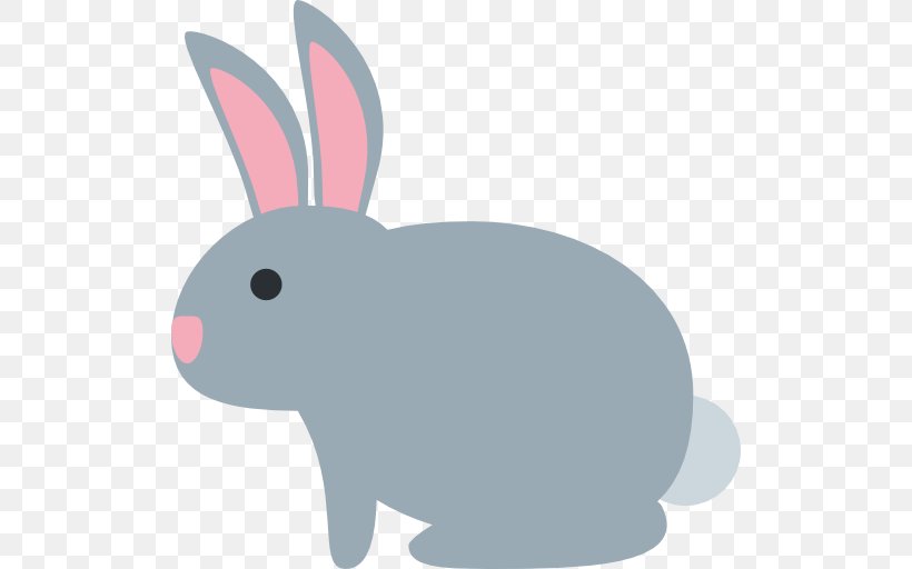 Emoji Domain Domestic Rabbit The Bunny Museum, PNG, 512x512px, Emoji, Bunny Museum, Domestic Rabbit, Easter Bunny, Email Download Free