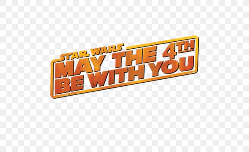 Star Wars Day May The Force Be With You 4 May Logo, PNG, 500x500px, 4 May, Star Wars Day, Banner, Brand, Cricut Download Free