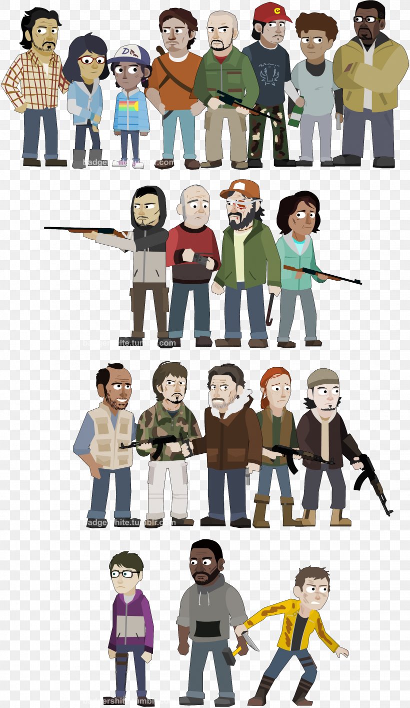 The Walking Dead: Season Two Rick Grimes Clementine Glenn Rhee, PNG, 1943x3354px, Walking Dead, Art, Cartoon, Clementine, Drawing Download Free