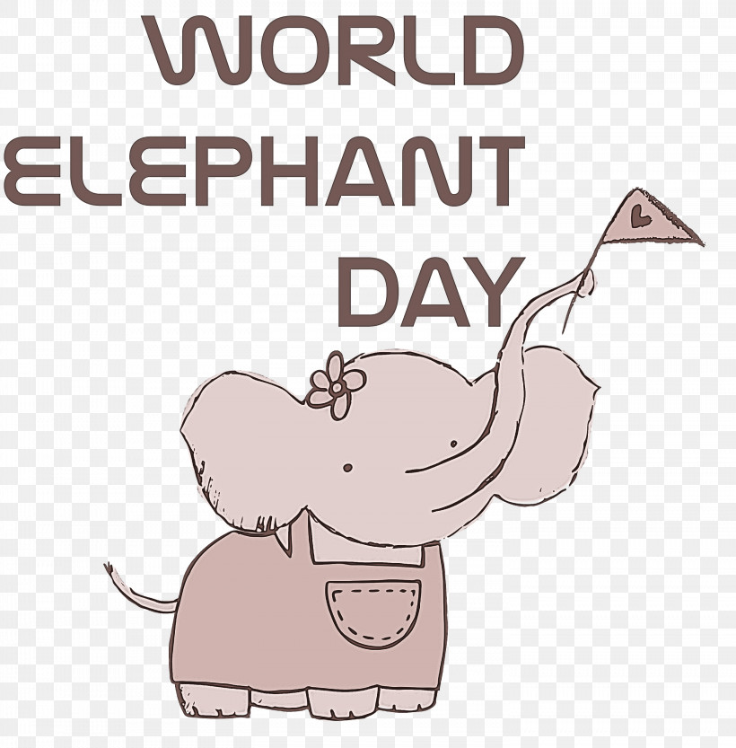 World Elephant Day Elephant Day, PNG, 2952x3000px, World Elephant Day, Cartoon, Elephant, Elephants, Human Download Free