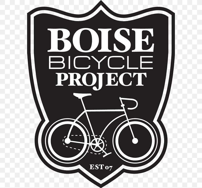 Boise Bicycle Project Logo Bicycle Tires Image, PNG, 600x762px, Bicycle, Bicycle Tires, Bike Path, Black And White, Boise Download Free