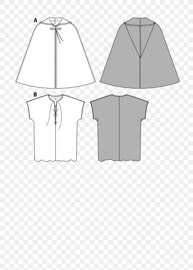 Burda Style Clothing Sewing Pattern, PNG, 1286x1800px, Burda Style, Black And White, Boy, Cape, Child Download Free