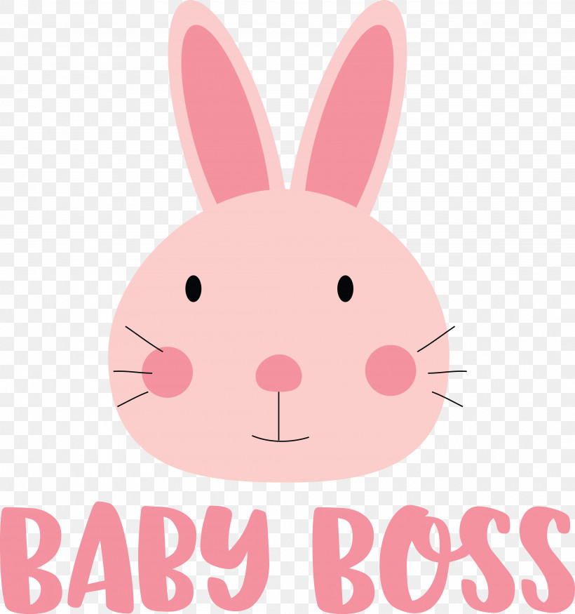 Easter Bunny, PNG, 4241x4527px, Easter Bunny, Cartoon, Meter, Pink M, Rabbit Download Free