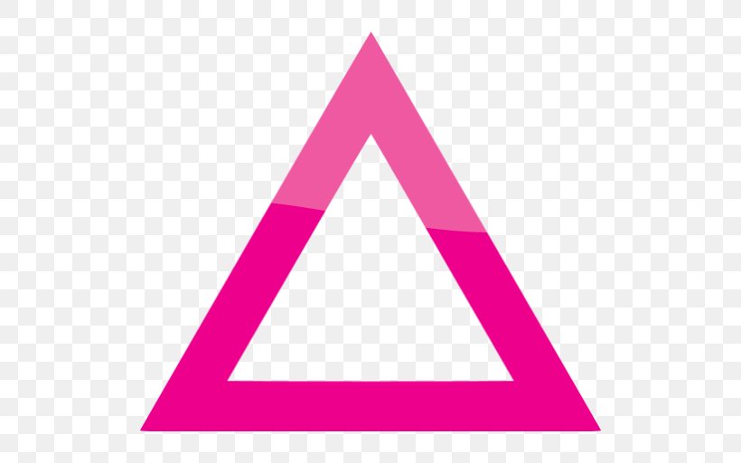 Triangle Brand, PNG, 512x512px, Triangle, Area, Brand, Magenta, Pink Download Free