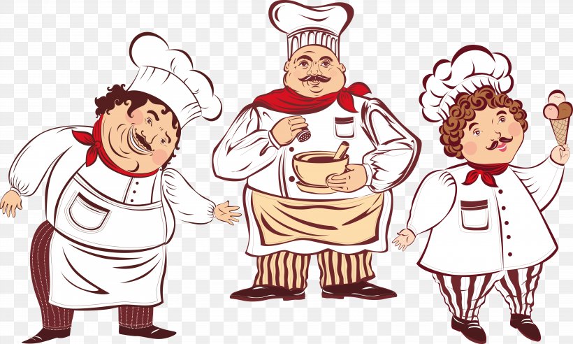 Chef Cartoon Cooking Clip Art, PNG, 6030x3621px, Watercolor, Cartoon, Flower, Frame, Heart Download Free