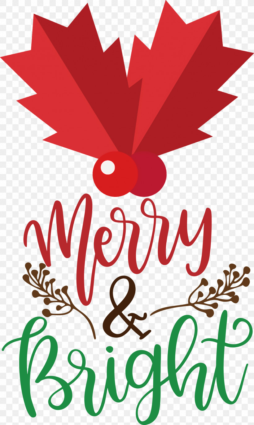 Merry And Bright, PNG, 1797x3000px, Merry And Bright, Floral Design, Leaf, Line, Logo Download Free