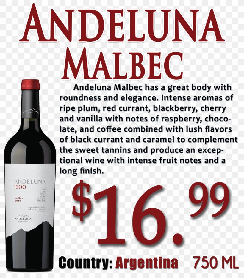 Red Wine Malbec Uco Valley Bodega Andeluna, PNG, 900x1028px, Red Wine, Alcohol, Alcoholic Beverage, Alcoholic Drink, Bottle Download Free