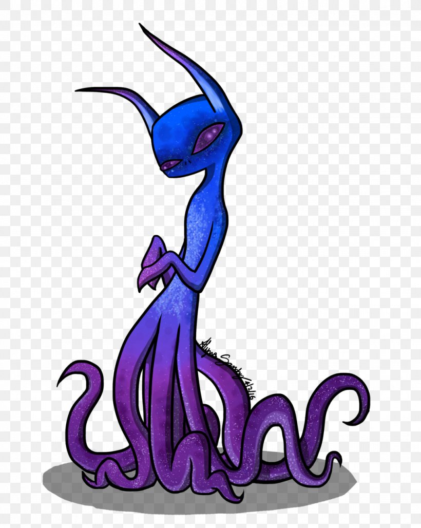 Alien Squid Extraterrestrial Life Drawing DeviantArt, PNG, 1024x1284px, Alien, Art, Cartoon, Character, Deviantart Download Free