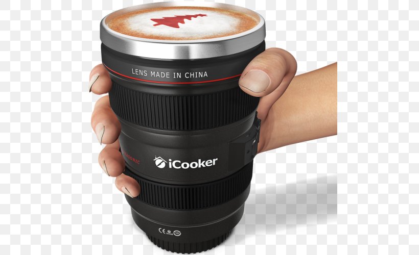 Camera Lens Coffee Cup Mug Thermoses, PNG, 500x500px, Camera Lens, Camera, Camera Accessory, Cameras Optics, Coffee Download Free