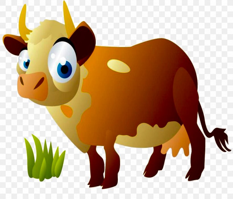 Cattle Calf Cartoon Drawing, PNG, 1024x873px, Cattle, Animal, Bull, Calf, Carnivoran Download Free