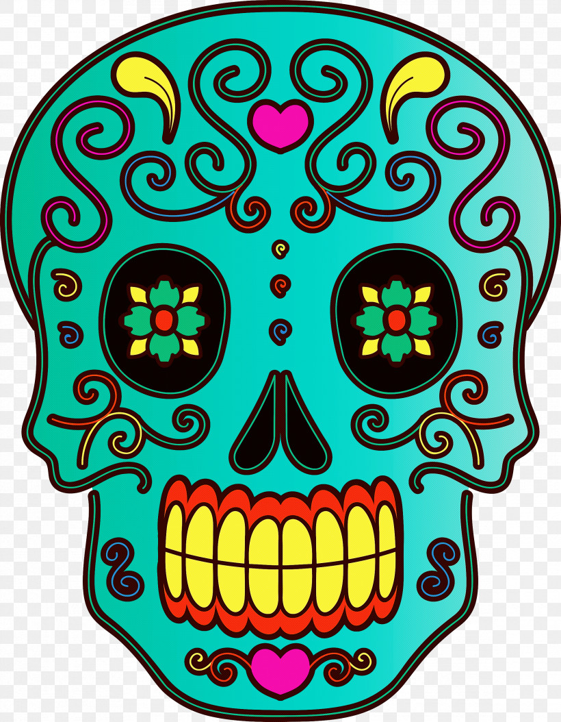 Day Of The Dead Día De Muertos Skull, PNG, 2332x2999px, Day Of The Dead, Calavera, D%c3%ada De Muertos, Drawing, Line Art Download Free