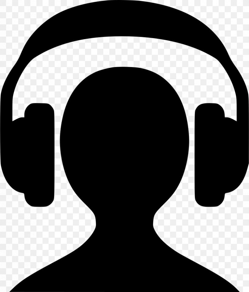 Headphones Silhouette Clip Art, PNG, 838x980px, Headphones, Audio, Audio Equipment, Black And White, Communication Download Free