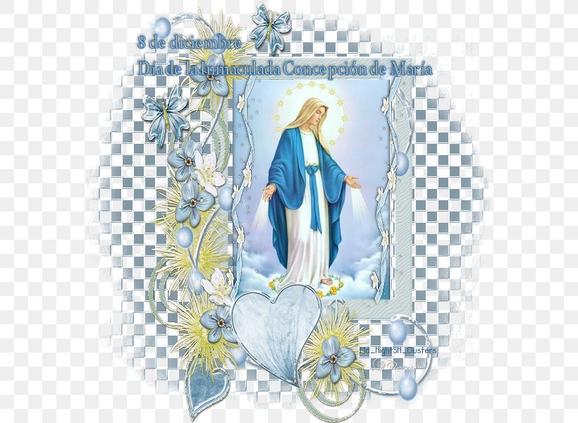 Illustration Text Picture Frames Month Mary, PNG, 600x600px, Text, Angel, Art, Blue, Fictional Character Download Free