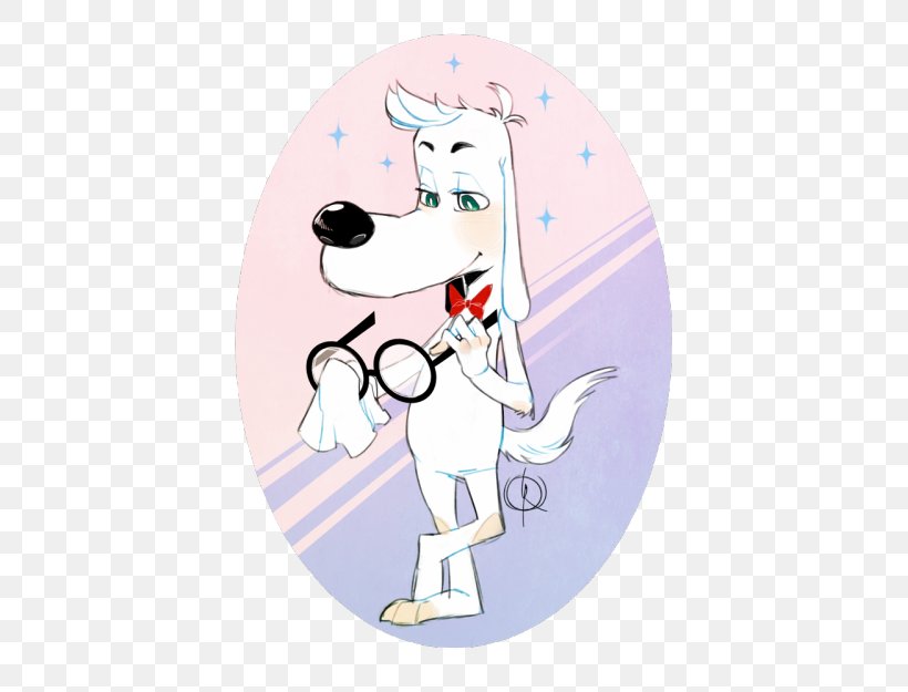 Mr. Peabody Dog Character Film Fan Art, PNG, 500x625px, Watercolor, Cartoon, Flower, Frame, Heart Download Free