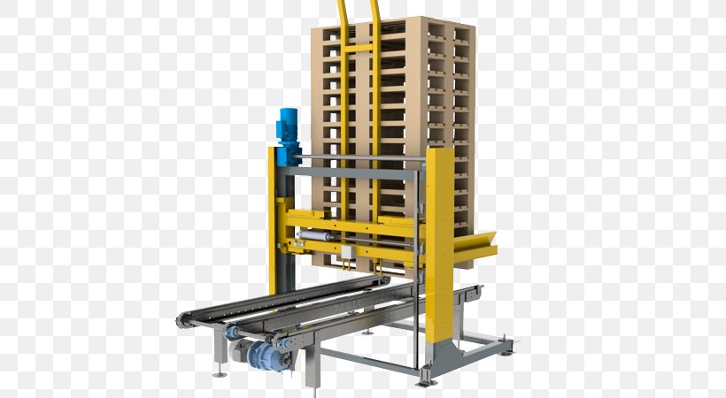 Pallet Machine Conveyor Belt Stacker Chain Conveyor, PNG, 600x450px, Pallet, Aircraft Ground Handling, Almacenaje, Chain Conveyor, Conveyor Belt Download Free