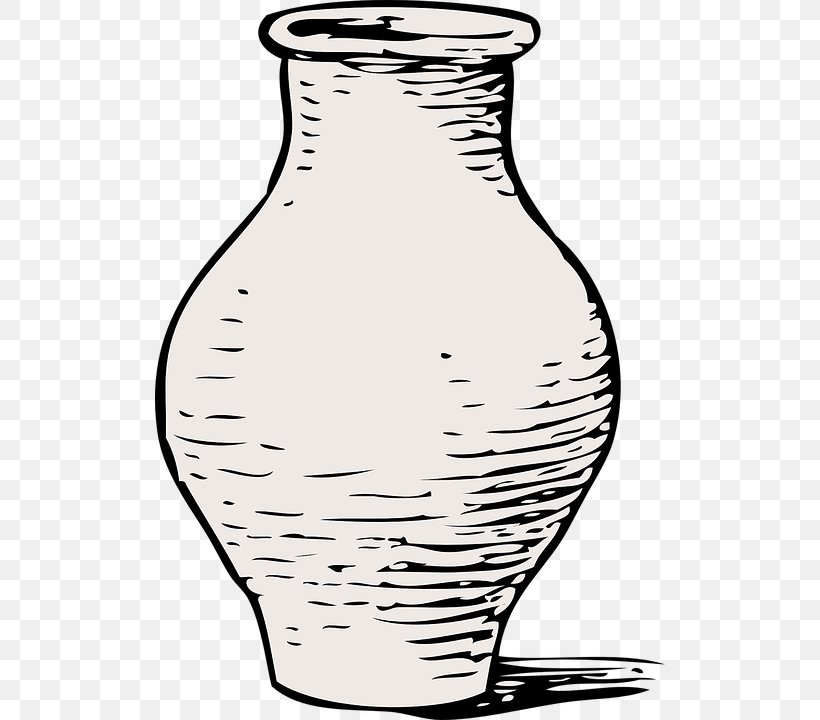 Vase Clip Art, PNG, 510x720px, Vase, Art, Artwork, Black And White, Document Download Free