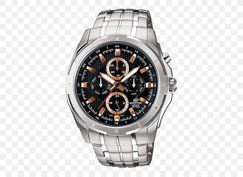 Watch Casio Edifice Chronograph Bracelet, PNG, 500x600px, Watch, Bracelet, Brand, Casio, Casio Edifice Download Free