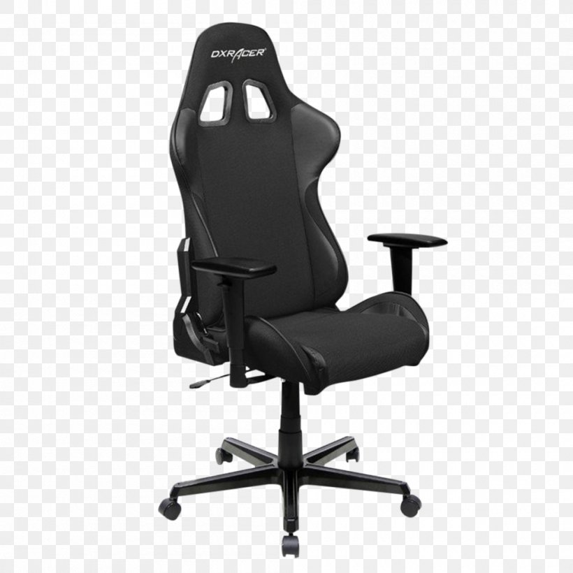 Office & Desk Chairs Furniture DXRacer, PNG, 1000x1000px, Office Desk Chairs, Armrest, Black, Chair, Comfort Download Free