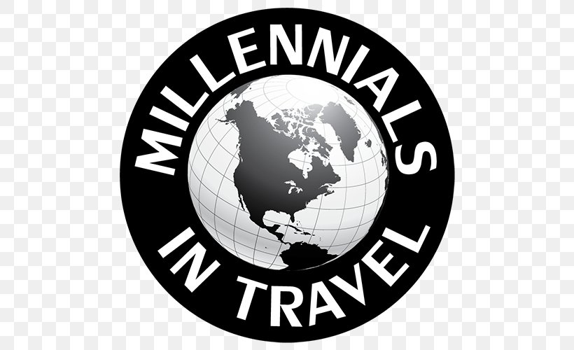 Millennials Travel Agent Logo Organization, PNG, 500x500px, Millennials, Ball, Black And White, Brand, Decal Download Free