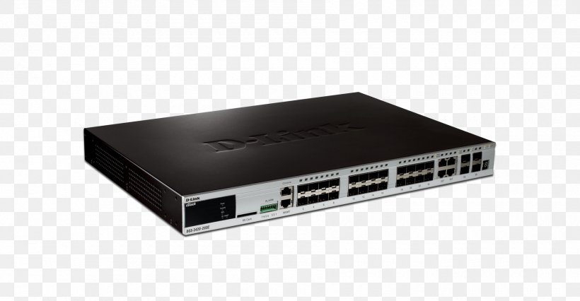 Small Form-factor Pluggable Transceiver Gigabit Ethernet Power Over Ethernet Stackable Switch, PNG, 1800x936px, 10 Gigabit Ethernet, Gigabit Ethernet, Computer Network, Computer Networking, Dlink Download Free