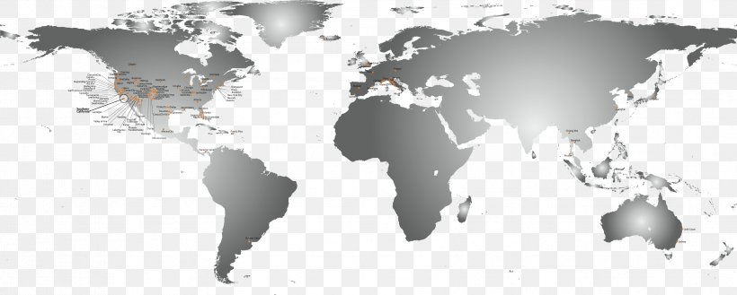 World Map Globe Stock Photography, PNG, 3352x1346px, World, Black And White, Decal, Depositphotos, Equirectangular Projection Download Free