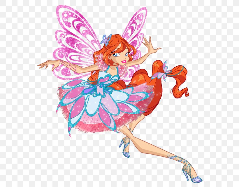 Fairy Musa Bloom Tecna Winx Club, PNG, 594x640px, Fairy, Barbie, Bloom, Butterflix, Costume Download Free