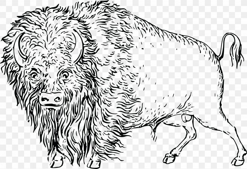 Water Buffalo American Bison Cattle Deer Clip Art, PNG, 4000x2741px, Water Buffalo, African Buffalo, American Bison, Animal Figure, Artwork Download Free
