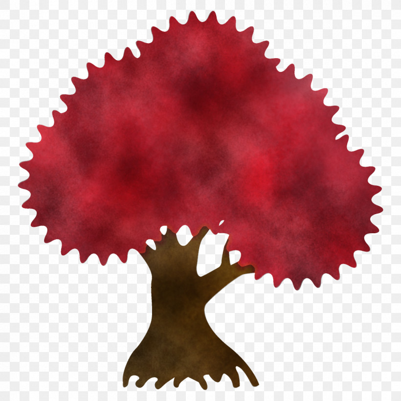Autumn Tree Broadleaf Tree, PNG, 1200x1200px, Autumn Tree, Baking Cup, Broadleaf Tree, Red Download Free