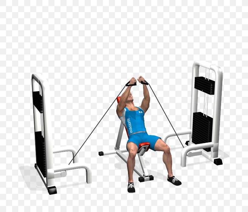 Bench Exercise Fly Pectoralis Major Muscle Fitness Centre, PNG, 700x700px, Bench, Arm, Barbell, Bench Press, Cable Machine Download Free