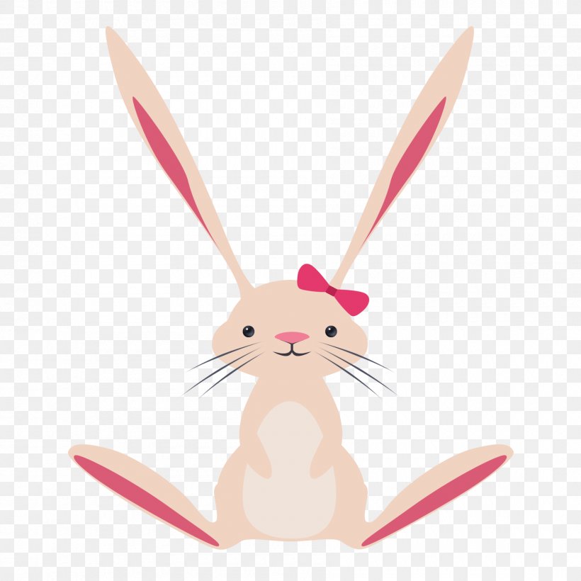 Easter Bunny Hare Domestic Rabbit Vertebrate, PNG, 1800x1800px, Easter Bunny, Animal, Cartoon, Domestic Rabbit, Easter Download Free