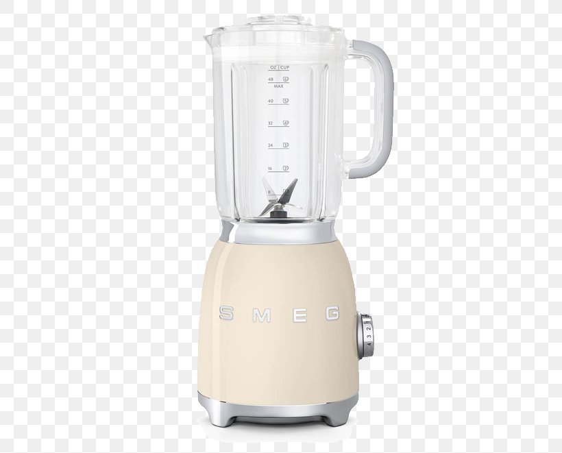 Blender Smeg 50's Style BLF01 Food Processor Home Appliance, PNG, 550x661px, Blender, Breville, Electric Kettle, Food Processor, Home Appliance Download Free