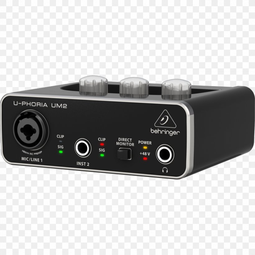 Microphone Behringer U-Phoria UM2 Audio BEHRINGER U-PHORIA UMC22, PNG, 1300x1300px, Microphone, Audio, Audio Equipment, Audio Mixers, Audio Receiver Download Free