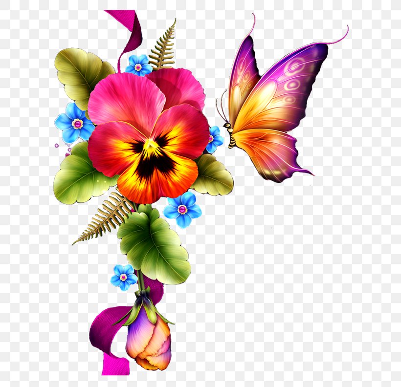 Picture Frames Photography Clip Art, PNG, 650x792px, Picture Frames, Butterfly, Cut Flowers, Floral Design, Flower Download Free