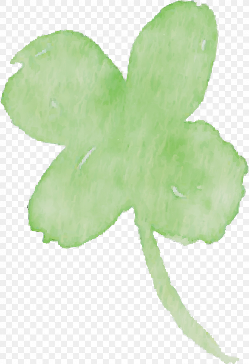 Shamrock, PNG, 2055x3000px, Watercolor Clover, Clover, Flower, Green, Leaf Download Free