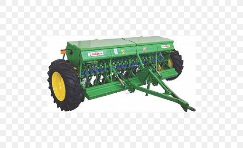 Tractor Machine Seed Drill Agriculture, PNG, 500x500px, Tractor, Agricultural Machinery, Agriculture, Broadcast Spreader, Combine Harvester Download Free