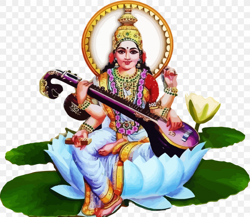 Vasant Panchami Basant Panchami Saraswati Puja, PNG, 3000x2614px, Vasant Panchami, Basant Panchami, Guru, Indian Musical Instruments, Saraswati Puja Download Free