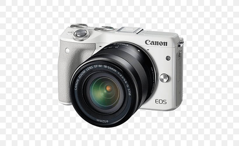 Canon EOS M3 Canon EF Lens Mount Digital SLR Mirrorless Interchangeable-lens Camera, PNG, 500x500px, Canon Eos M3, Aparat Fotografic Hibrid, Bridge Camera, Camera, Camera Accessory Download Free
