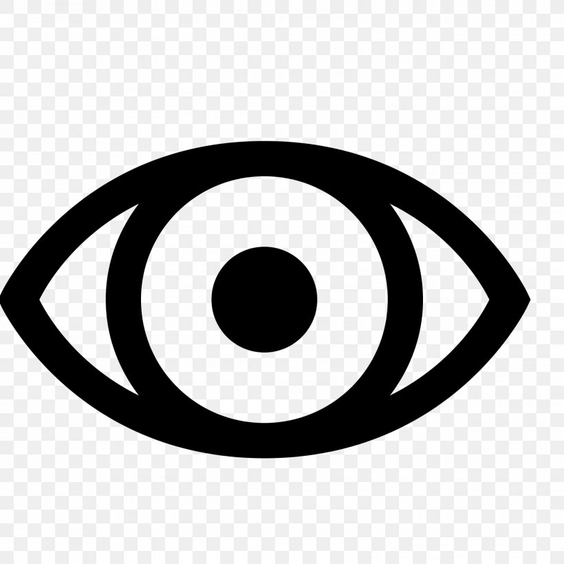 Symbol Eye, PNG, 1600x1600px, Symbol, Black And White, Brand, Eye, Flat Design Download Free