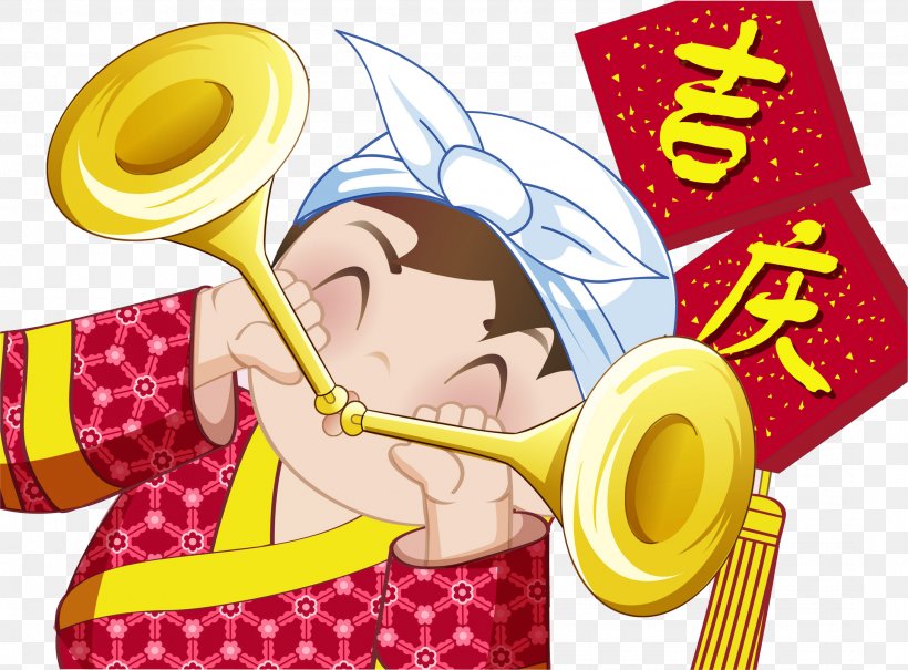 Megaphone Trumpet Illustration, PNG, 2175x1606px, Watercolor, Cartoon, Flower, Frame, Heart Download Free