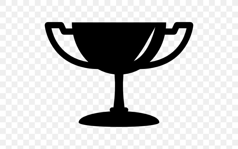 Trophy Wine Glass Equestrian Award Clip Art, PNG, 512x512px, Trophy, Award, Black And White, Champagne Stemware, Competition Download Free