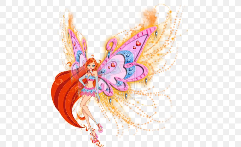 Bloom Fairy Valtor Animated Film Photography, PNG, 500x500px, Bloom, Animated Film, Art, Butterfly, Drawing Download Free