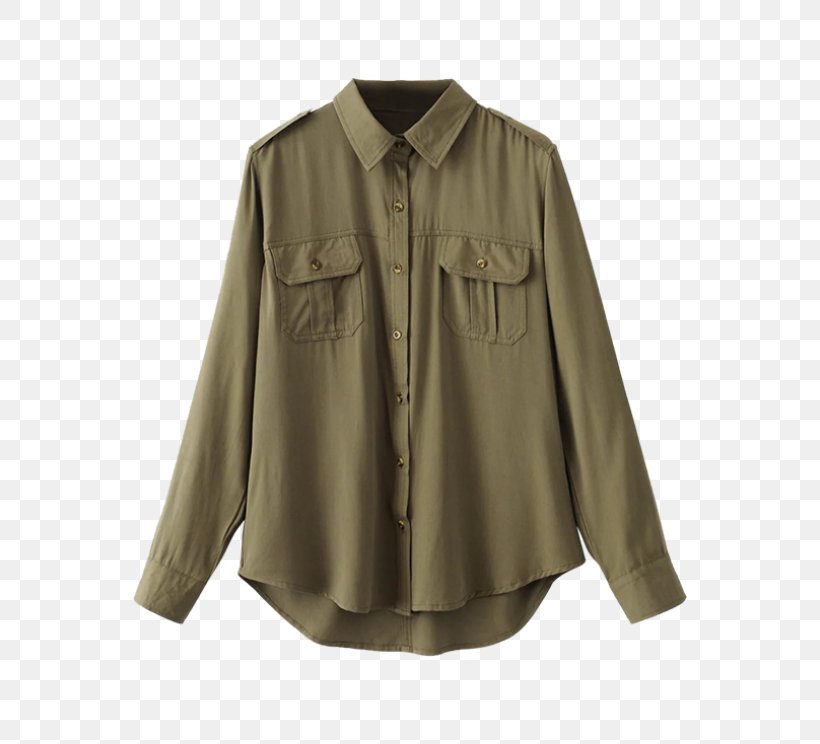 Khaki Blouse Olive Tumblr Blog, PNG, 558x744px, Khaki, Blog, Blouse, Button, Clothing Download Free