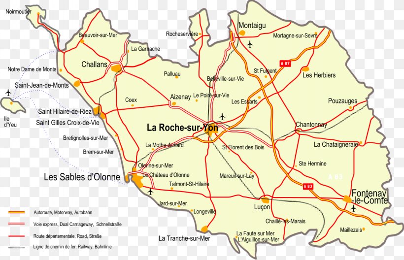 La Roche-sur-Yon Wikipedia Map Vendée, PNG, 1280x825px, La Rochesuryon, Area, Danish Wikipedia, Departments Of France, Ecoregion Download Free