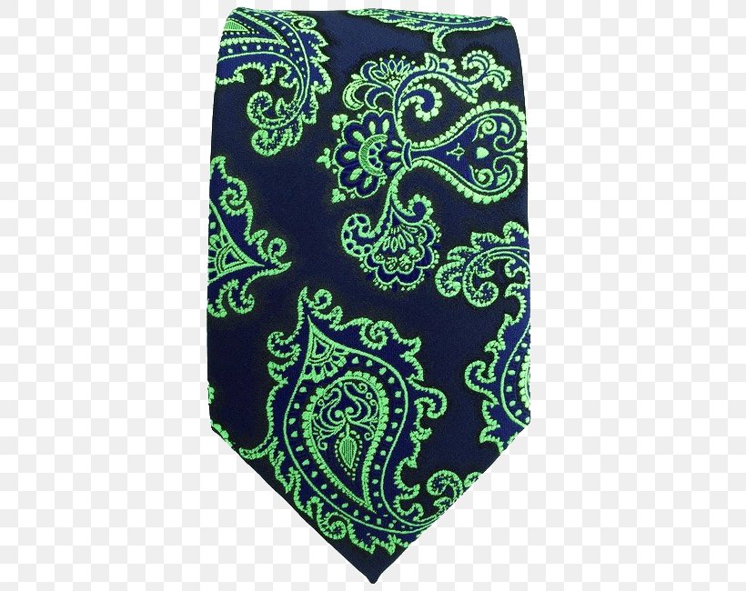 Paisley Necktie Green Einstecktuch Silk, PNG, 650x650px, Paisley, Aqua, Black, Blue, Bluegreen Download Free